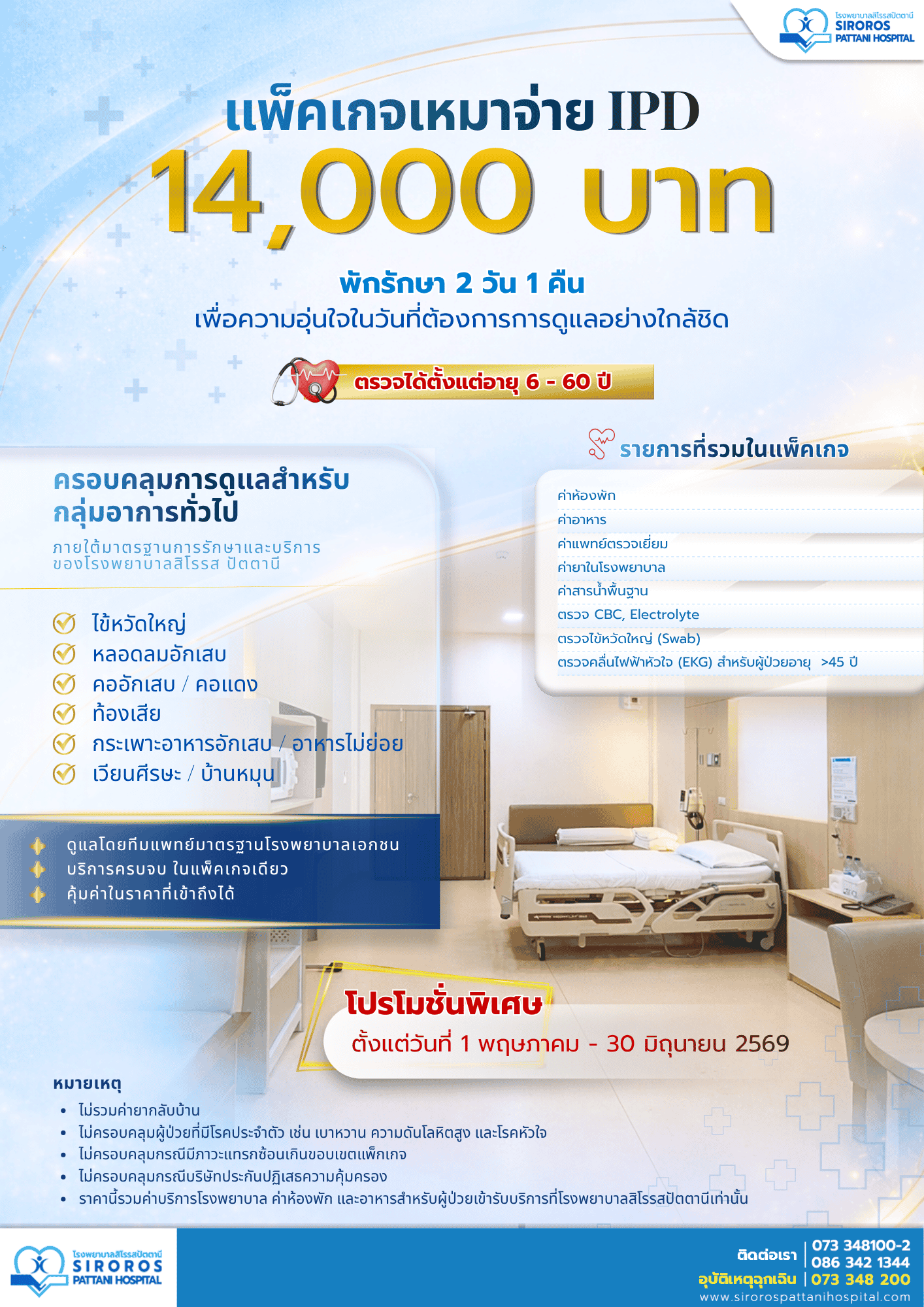 แพ็คเกจเหมาจ่าย IPD